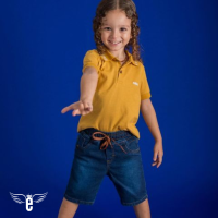Bermuda Jeans com Lycra - ENGO-BER0J10