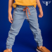 Calça Jeans Jogger com Lycra - ENGO-CALJ0J04