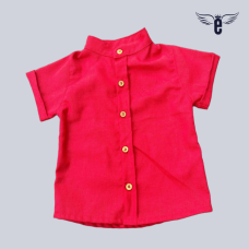 Camisa Manga Curta Gola Padre Linho - ENGO-CMC0P05